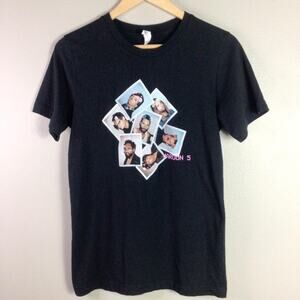 2018 MAROON 5 Red Pills Blues Tour T Shirt Black Small